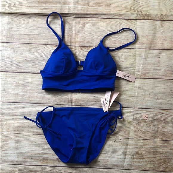 NWT Victoria's Secret Vibrant Blue Bikini Set